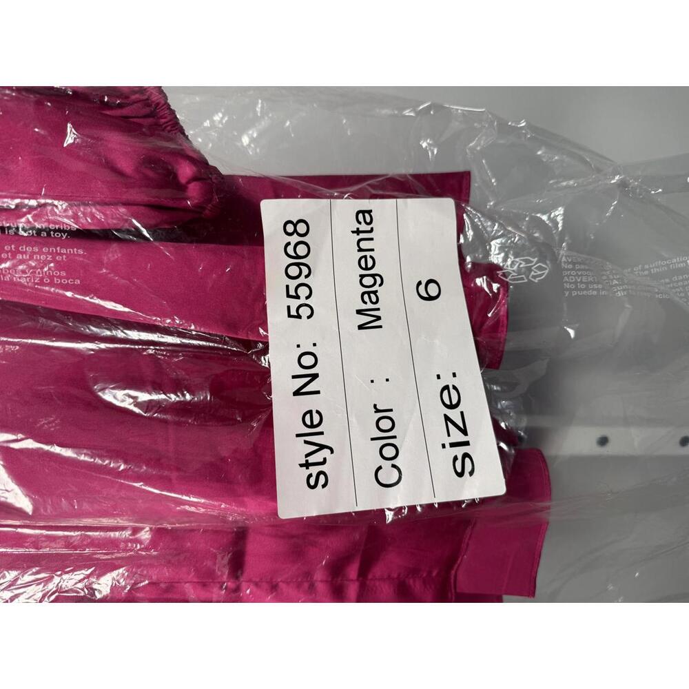 NWT Ieena 2 for Mac Duggal 55968 Long Sleeve Satin Cocktail Shirt Dress - 6 - Picture 10 of 10